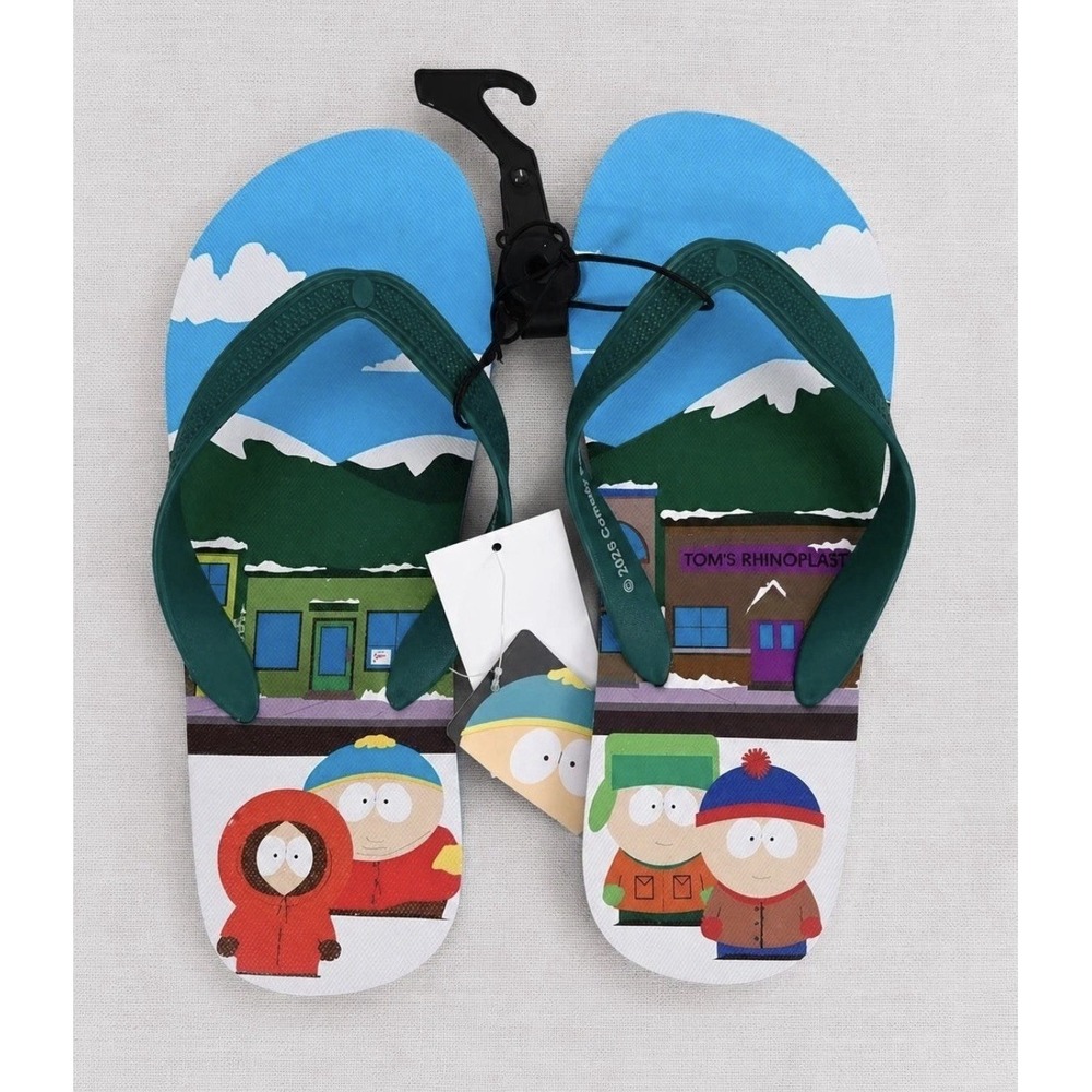 South Park Men's Flip-Flops Size 9 NWT
